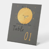 Signe De Table First Trip Around The Sun Table Numbers (Recto)