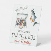 Signe De Table Fishing Themed Birthday Party Snackle Box (Recto)