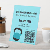 Signe De Table Fitness Results All Year Gift Certificate (In SItu)