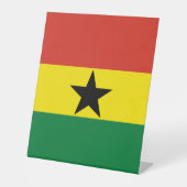 Signe De Table Flag du Ghana (Recto)