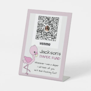 Signe De Table Flamant rose rose personnalisé Baby Boy Idées de d