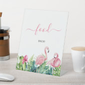 Signe De Table Flamants roses Douche tropicale - Symbole alimenta (In SItu)