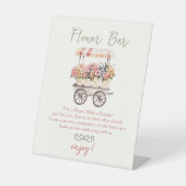 Signe De Table Fleur Bar Fraîche hors Fête des mariées du marché (Recto)