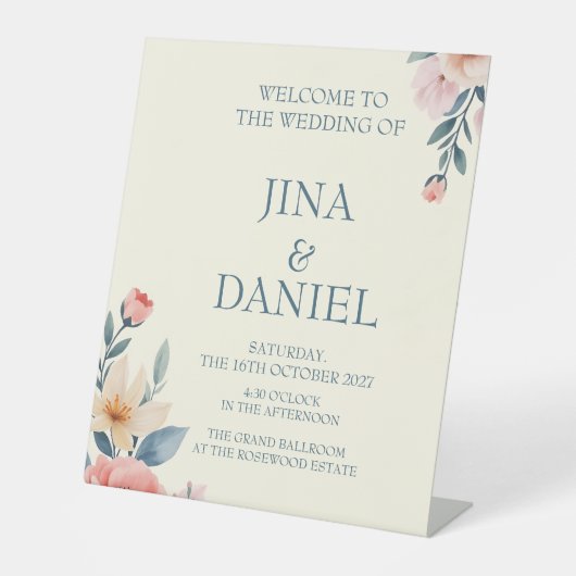 Signe De Table Fleur bouillante (Recto)