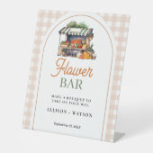 Signe De Table Fleur de douche nuptiale du marché Signal (Recto)