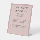 Signe De Table Fleur de Satin Bar (Recto)