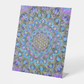 Signe De Table Fleur De Vie - Mandala India Style 2 (Recto)