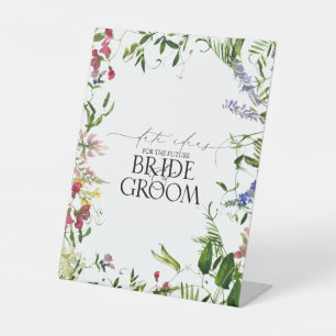 Signe De Table Fleur sauvage d'été Aquarelle Florale Date Idées