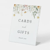 Signe De Table Fleur sauvage d'été - de champ Cartes de mariage (Recto)