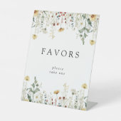 Signe De Table Fleur sauvage d'été favoris (Recto)