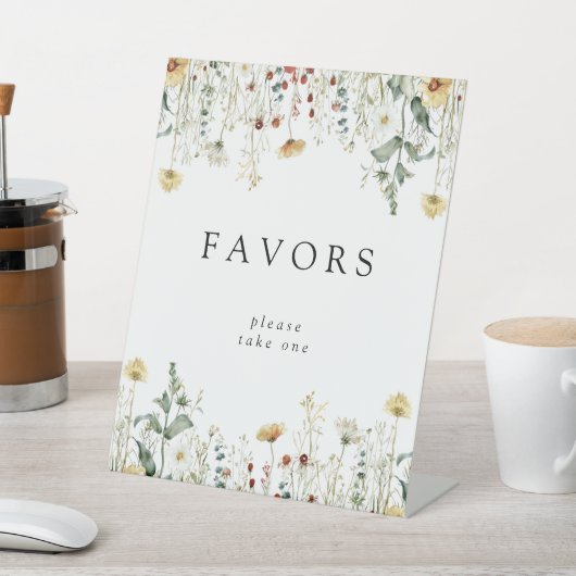 Signe De Table Fleur sauvage d'été favoris (In SItu)