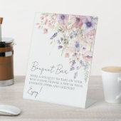 Signe De Table Fleur sauvage Faire Un Bouquet Bar Fleur (In SItu)