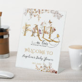 Signe De Table Fleur sauvage Fall in Love Elegant Baby shower wel (In SItu)