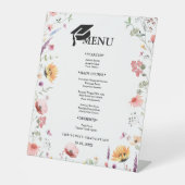 Signe De Table Fleur sauvage Garden Graduation Party (Recto)