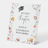Signe De Table Fleur sauvage Garden Mon prochain chapitre Graduat (Recto)