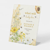 Signe De Table Fleur sauvage Honeypeb Bee Genre Révélation Bienve (Recto)