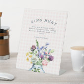 Signe De Table Fleur sauvage rustique Mason Jar jeu de chasse de  (In SItu)