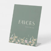 Signe De Table Fleur sauvage Sage Déco Faveurs de mariage (Recto)