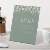 Signe De Table Fleur sauvage Sage Deco Mariage Dames Salle de bai (In SItu)