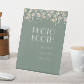 Signe De Table Fleur sauvage Sage Deco Mariage Photo Booth (In SItu)