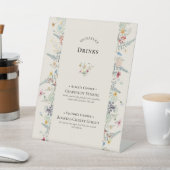 Signe De Table Fleur sauvage simple Fern Mariage Signature Boisso (In SItu)