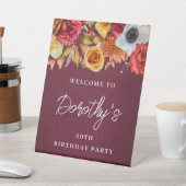 Signe De Table Fleurs d'automne en Bourgogne 60e fête d'anniversa (In SItu)