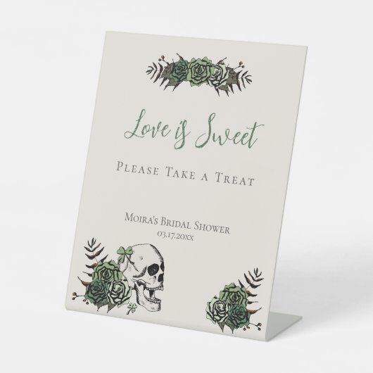 Signe De Table Fleurs en crâne en ivoire, cadeaux de mariage irla (Recto)