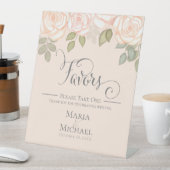 Signe De Table Fleurs Roses Rouges Calligraphie Mariage Faveurs (In SItu)