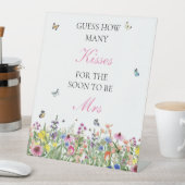 Signe De Table Fleurs sauvages d'été & Papillons Devinez les bais (In SItu)