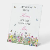 Signe De Table Fleurs sauvages d'été & Papillons Devinez les bais (Recto)