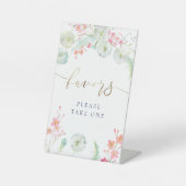 Signe De Table fleurs sauvages faveurs guéridon (Recto)