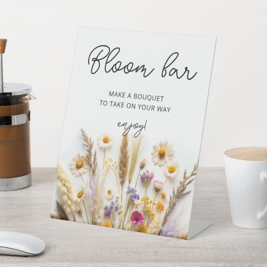 Signe De Table Floral Boho Bloom Bar (In SItu)