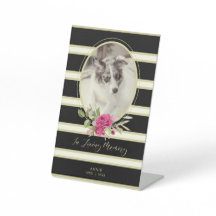 Floral Garland Memorial animal de compagnie chat c