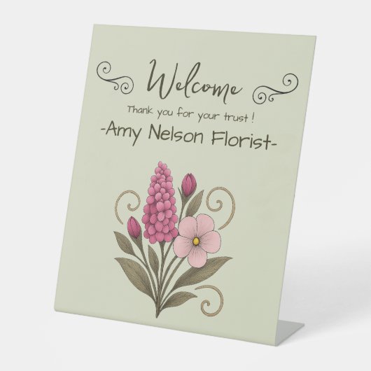 Signe De Table Floral Notes & Daily Planning-florist (Recto)