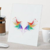 Signe De Table Fluffy Rainbow Wings (In SItu)