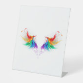 Signe De Table Fluffy Rainbow Wings (Recto)