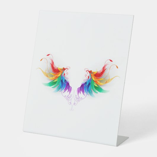 Signe De Table Fluffy Rainbow Wings (Recto)