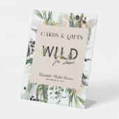 Signe De Table Folle d'amour | Réception de mariage dans la jungl (Recto)