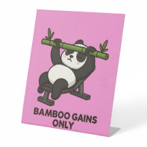 Fond d'écran de l'exercice Panda solide | Anim mot