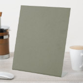 Signe De Table Fond texturé vert olive calme et simple (In SItu)