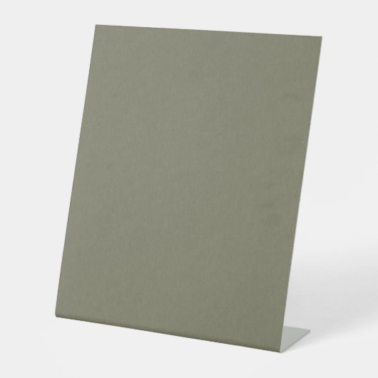 Signe De Table Fond texturé vert olive calme et simple (Recto)