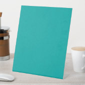 Signe De Table Fond turquoise texturé calme & simple (In SItu)