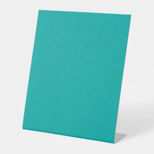 Signe De Table Fond turquoise texturé calme & simple