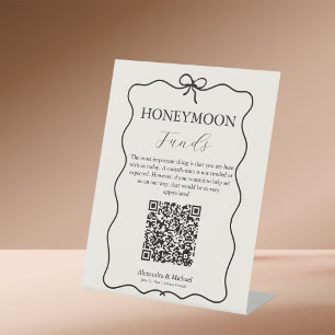 Signe De Table Fonds de lune de miel italien fantaisiste doodle m
