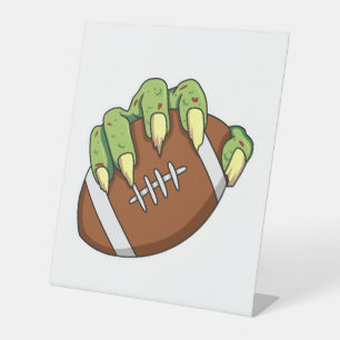 Signe De Table Football Halloween design pour un fan de football