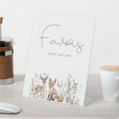 Signe De Table Forêt forestière Animaux Baby shower Faveurs (In SItu)