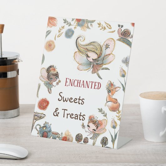 Signe De Table Forêt Whimsique Fée Anniversaire Douceurs Et Trait (In SItu)