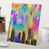 Signe De Table Formes géométriques modernes de New York Abstraite (In SItu)