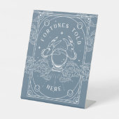 Signe De Table Fortunes Raconté Ici Bleu (Recto)