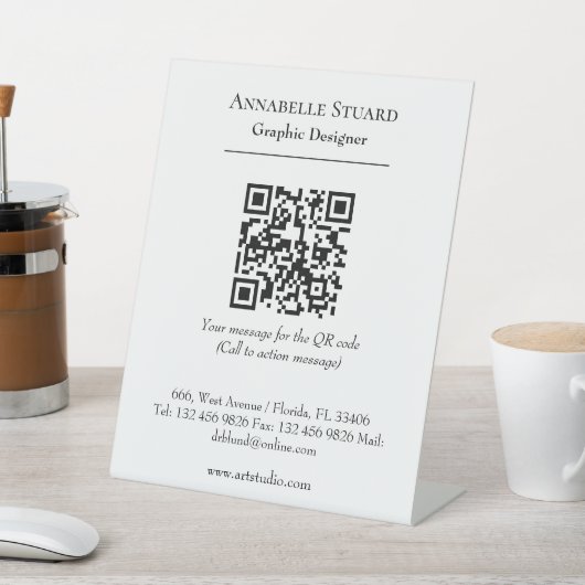 Signe De Table Fournitures de bureau de bureau modèles accessoire (In SItu)